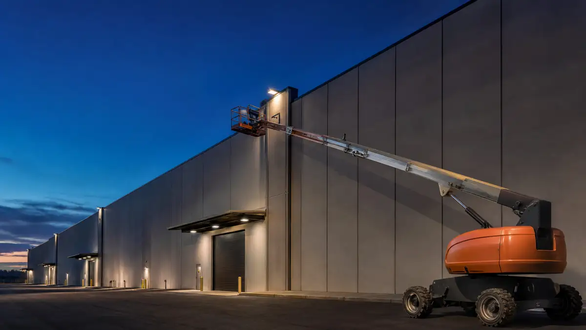 Telescopic Boom Lifts jobsite access in Savannah