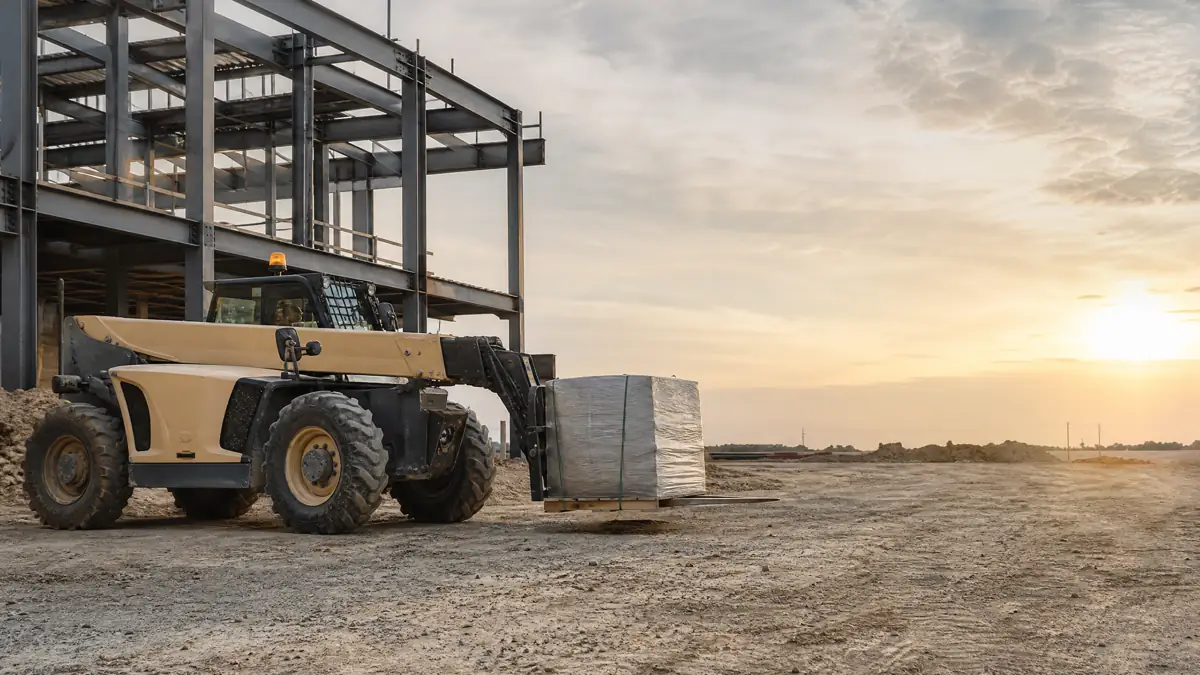 Telehandlers jobsite access in Savannah